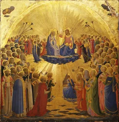 Die Krönung der Jungfrau, 1434-1435