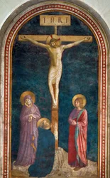 Die Kreuzigung mit dem heiligen Dominikus, um 1440