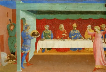 Das Fest des Herodes und die Enthauptung von Johannes dem Täufer, ca. 1430