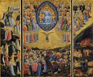 Das Jüngste Gericht Flügelaltar, frühes 15. Jahrhundert