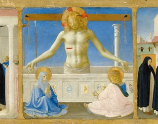 Die Auferstehung, Predella des Retabels Die Krönung der Jungfrau, ca. 1430