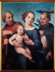 Heilige Familie mit St. Peter Märtyrer (oder Heilige Konversation)