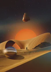 Kosmische Wüstenreise