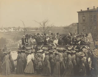 Fotografie des 25. Jahrestages der Gründung des Tuskegee-Instituts, 1906