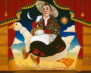 Dan Leno (1860-1904) als Mutter Gans, 1996