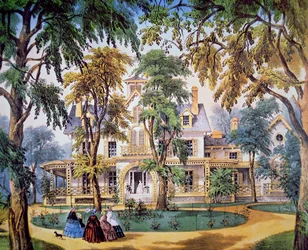 Das Haus eines Pflanzers, ca. 1858