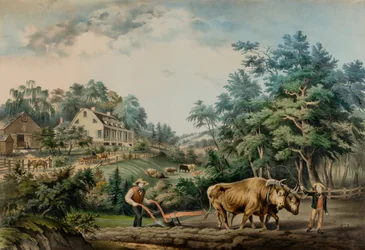 Amerikanische Bauernhofszenen Nr. 1