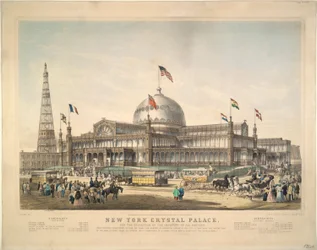 New York Crystal Palace: Für die Ausstellung der Industrie aller Nationen