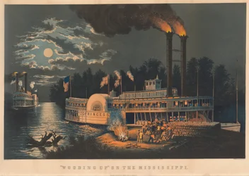 "Holz holen" am Mississippi