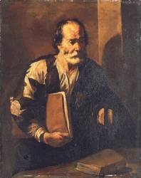 Diogenes mit einer Lampe