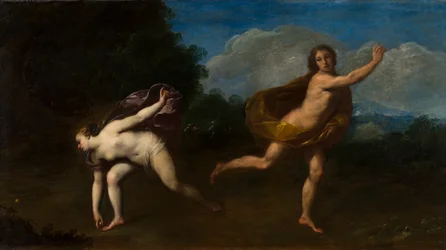 Hippomenes und Atalanta in einer Landschaft, ca. 1598-1660