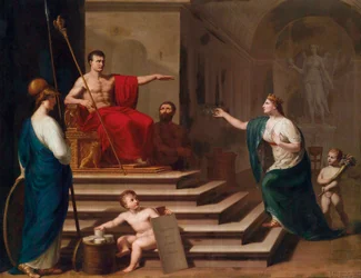 Allegorie Napoleons als Befreier Italiens 1797