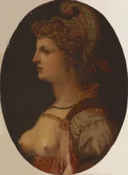 Ideales Porträt einer Dame Porträt von Vittoria Colonna