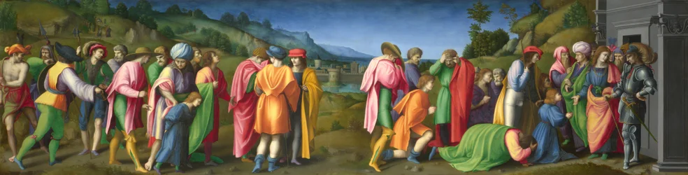 Joseph vergibt seinen Brüdern, ca. 1515