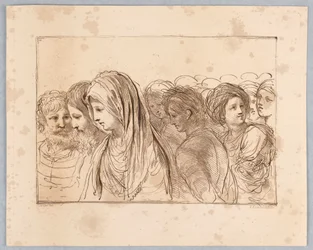 Acht Köpfe, Männer und Frauen