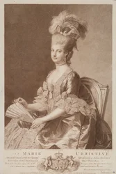Maria Christina, Erzherzogin von Österreich, verheiratet mit Albert von Sachsen-Teschen, 1782