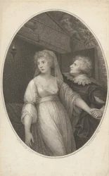 Mr. Dimond und Miss Wallis in den Rollen von Romeo und Julia, 1. Mai 1796