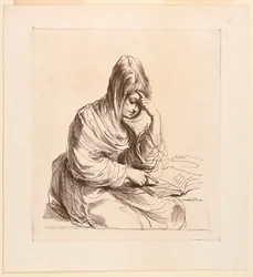 Frau beim Studieren