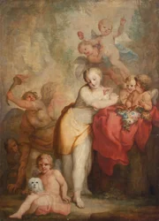 Allegorie von Laster und Tugend