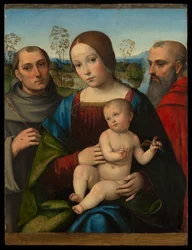 Madonna mit Kind und den Heiligen Franziskus und Hieronymus