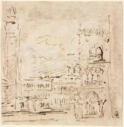 Piazza San Marco mit Dogenpalast, 1773-1778