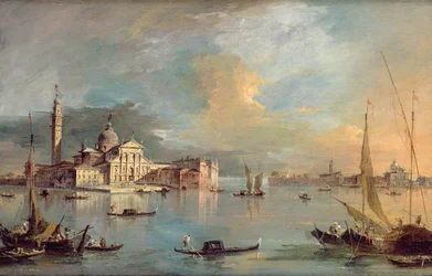 San Giorgio Maggiore, Venedig, mit der Giudecca und Zitelle