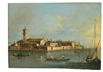 Die Insel Lazzaretto Vecchio, Venedig