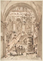 Die Gigantentreppe, Dogenpalast, Venedig