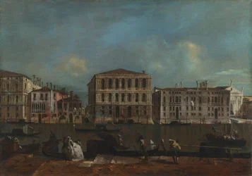 Venedig. Der Canal Grande mit Palazzo Pesaro, 1755-1760