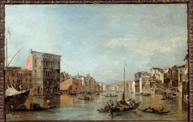 Ansicht des Canal Grande in Venedig