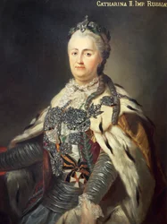 Porträt von Katharina II., auch bekannt als Katharina die Große (Stettin)