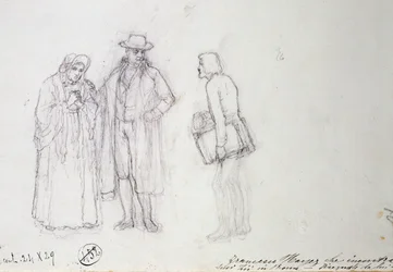 Francesco Hayez trifft seinen Onkel und seine Tante in Rom