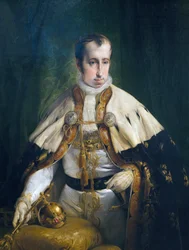 Porträt von Ferdinand I. von Österreich, von Francesco Hayez