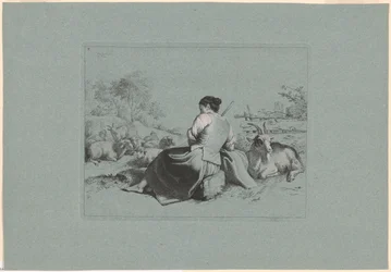 Tafel 3, aus dem Satz von 12 Pastoralszenen