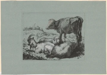 Tafel 6, aus der Serie von 12 Pastoralszenen