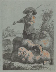 Stehender Schäfer, 1760