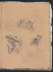 Verona Skizzenbuch: Draperiestudien Seite 69, 1760