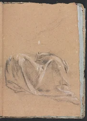 Verona Skizzenbuch: Draperiestudie (Seite 35)