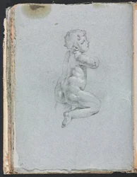 Verona Skizzenbuch: Putto im Profil (Seite 64)