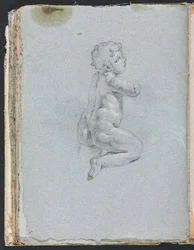 Verona Skizzenbuch: Putto im Profil Seite 64, 1760