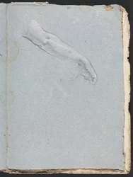 Verona-Skizzenbuch: Rechter Arm und Hand, Seite 95