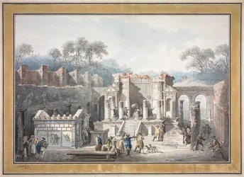 Der Tempel der Isis in Pompeji