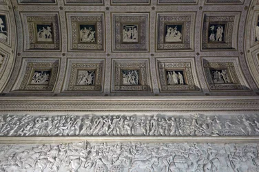 Der Raum der Stuckarbeiten Camera degli Stucchi des Palazzo del Tè, 1526-1534