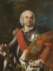 Ein Ritter des Ordens von San Gennaro, um 1740