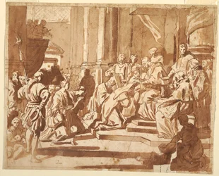 Clemens XI. kleidet seine Nichte als Nonne ein