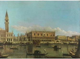 Francesco Tironi Blick auf den Markusplatz