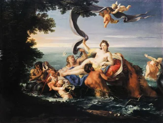 Triumph der Galatea, von Francesco Trevisani (1656-1746), Öl auf Leinwand