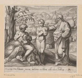 Gott erschafft Mann und Frau