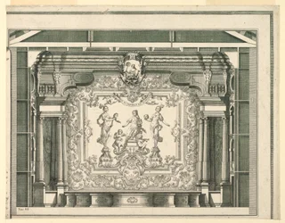 Querschnitt, Proszenium und Vorhang, Teatro Filarmonico, Verona