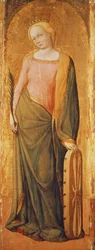 Die heilige Katharina von Alexandria, 15. Jahrhundert
